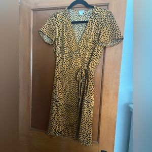 Printed Jcrew Wrap dress